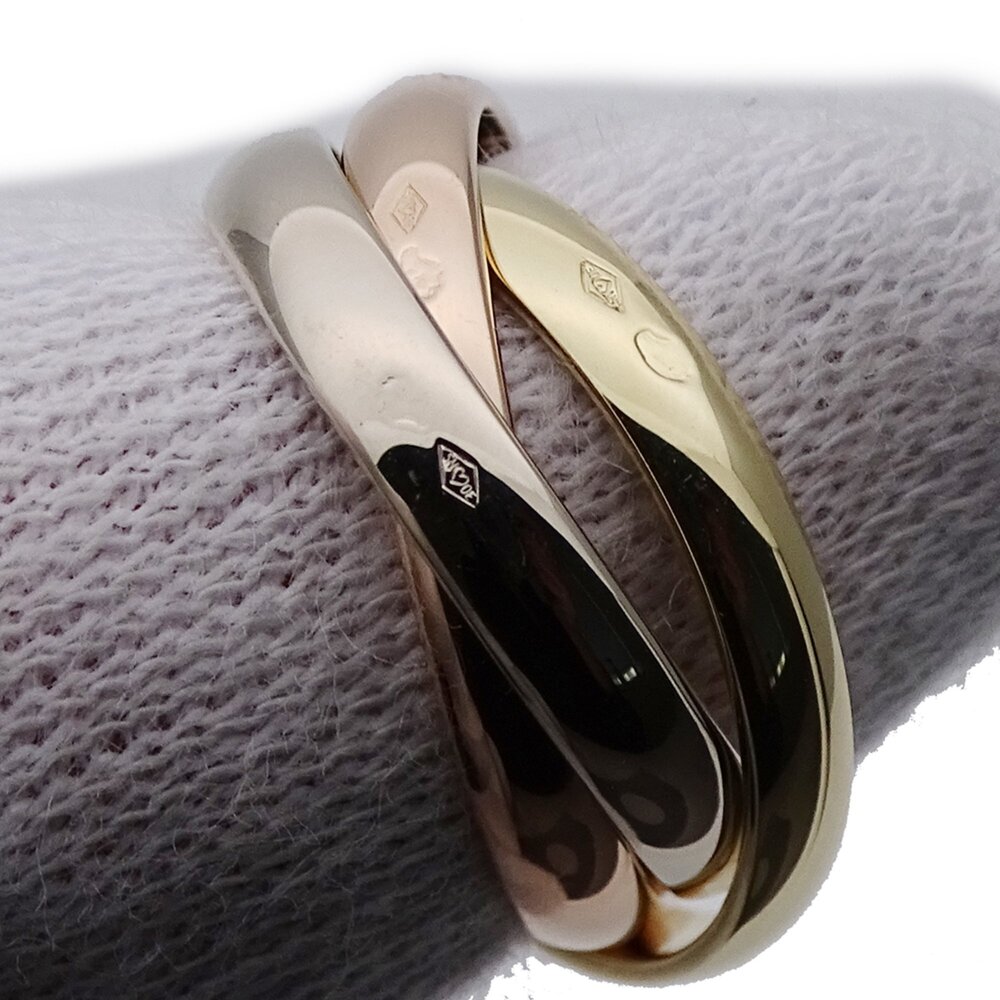 CARTIER Gold Trinity Ring #49 - Picture 9 of 13